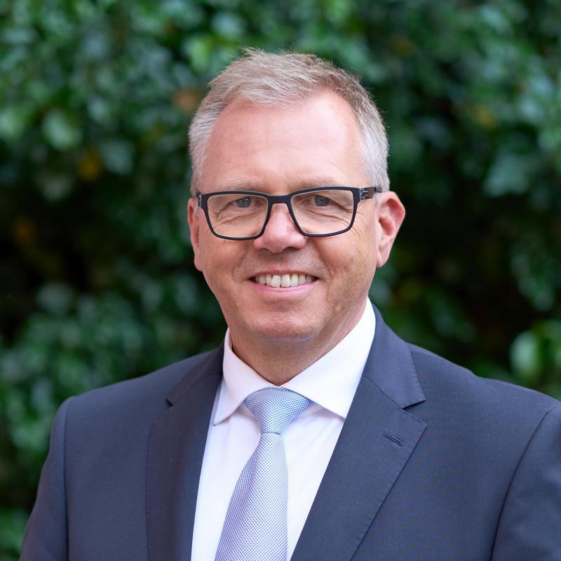 Porträtfoto von Johannes Heger, Präsident der LVU